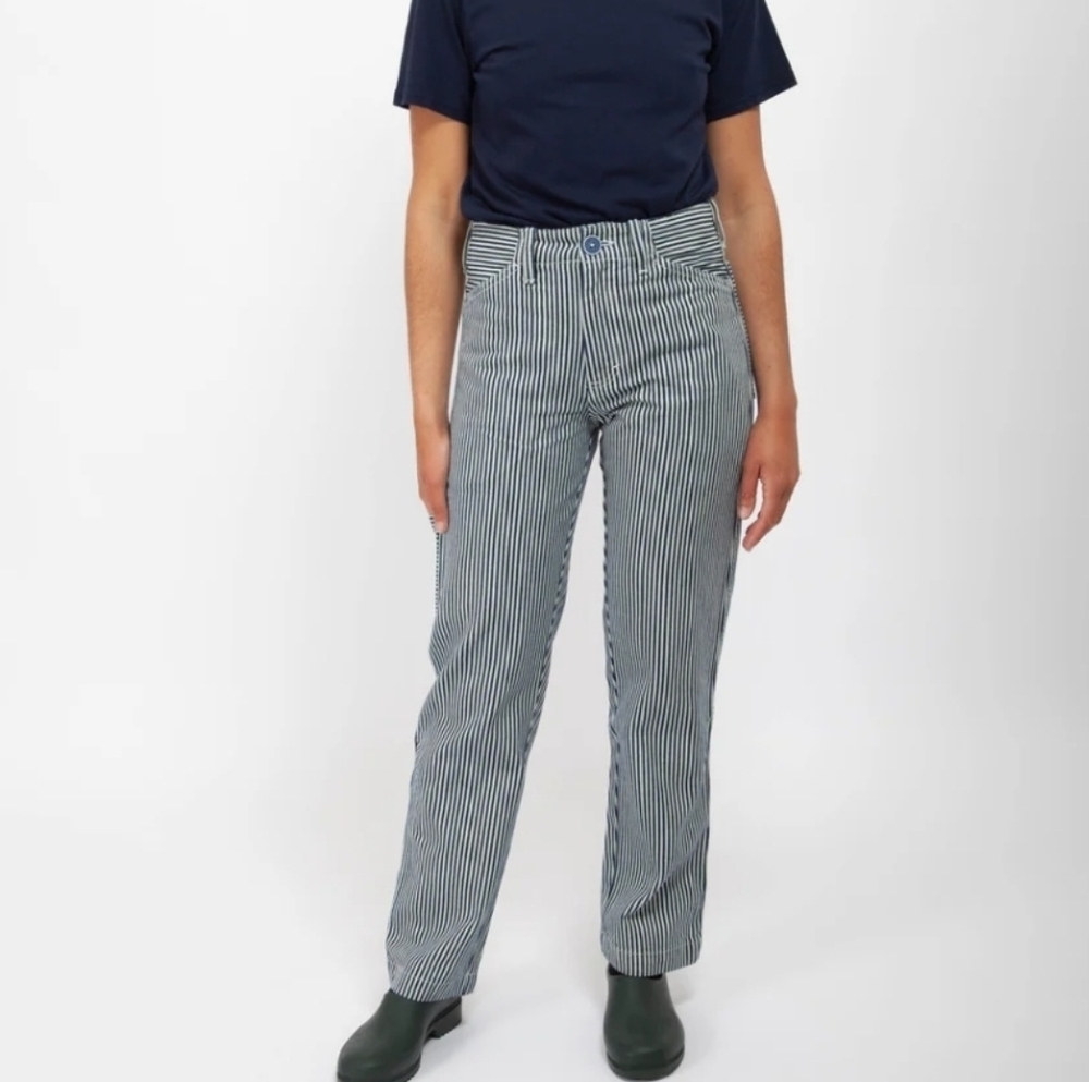 Gravel And Gold Conductor Stripe Painter Pants Size 4